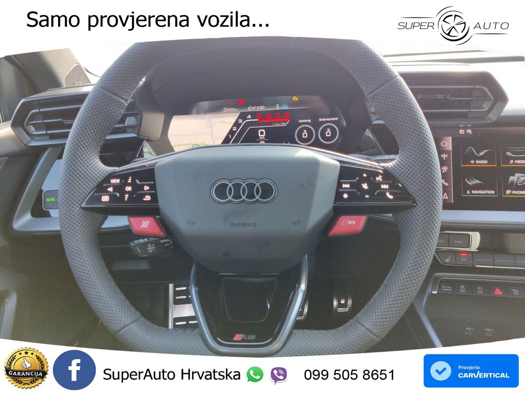 Audi RS3 Sedan 2.5 TFSI (400 KS) quattro S tronic LED+GR SJED+ACC