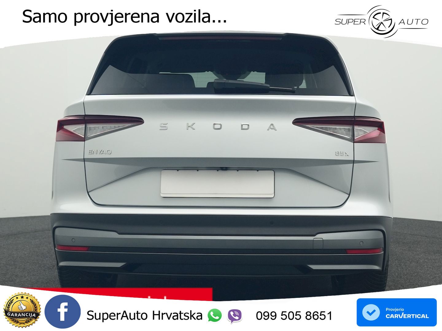 Škoda Enyaq iV 85x 82 kWh (286 KS) AWD