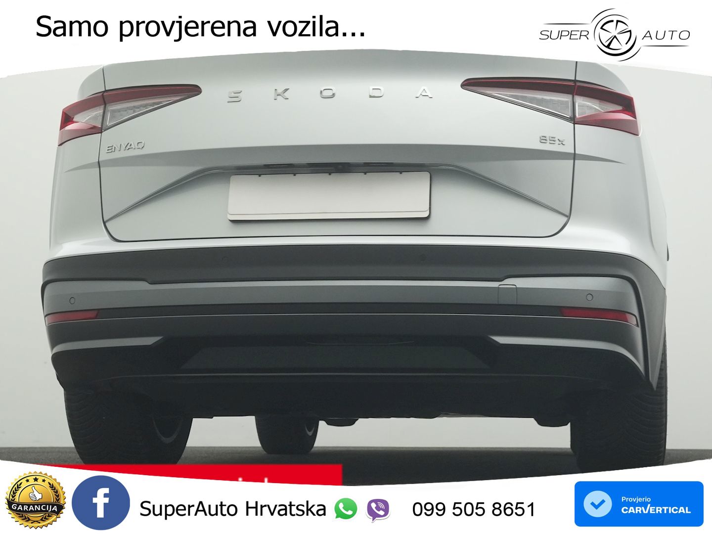 Škoda Enyaq iV 85x 82 kWh (286 KS) AWD