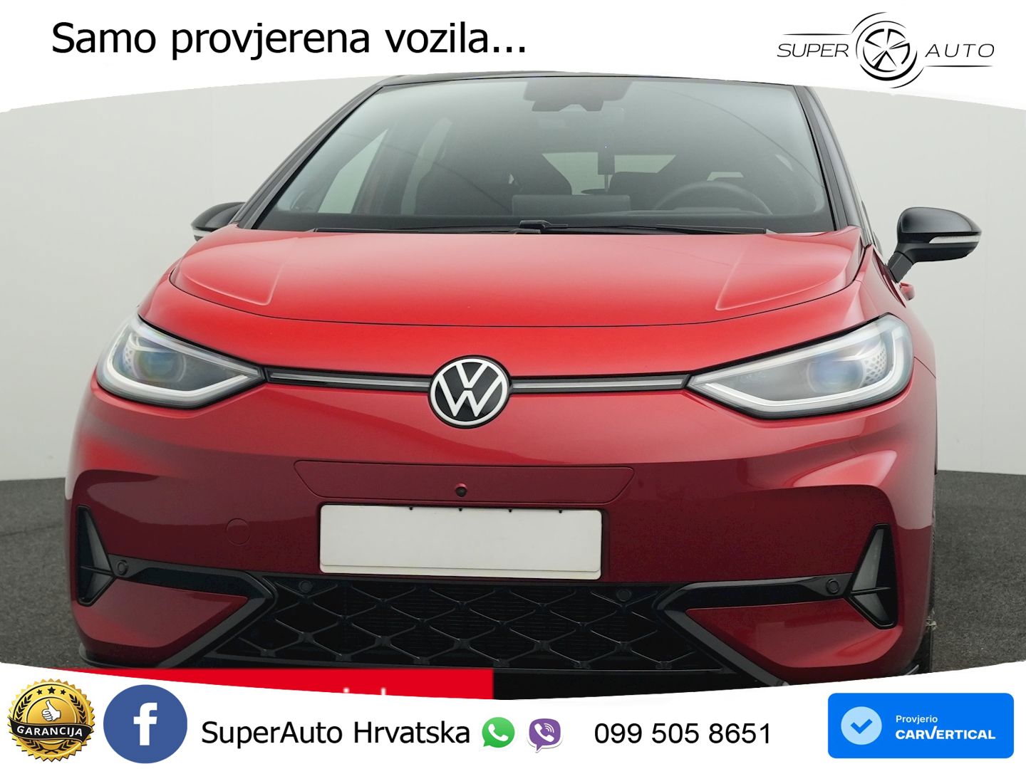 Volkswagen ID.3 GTX Performance 84 kWh (326 KS) LED+GR SJED+ACC