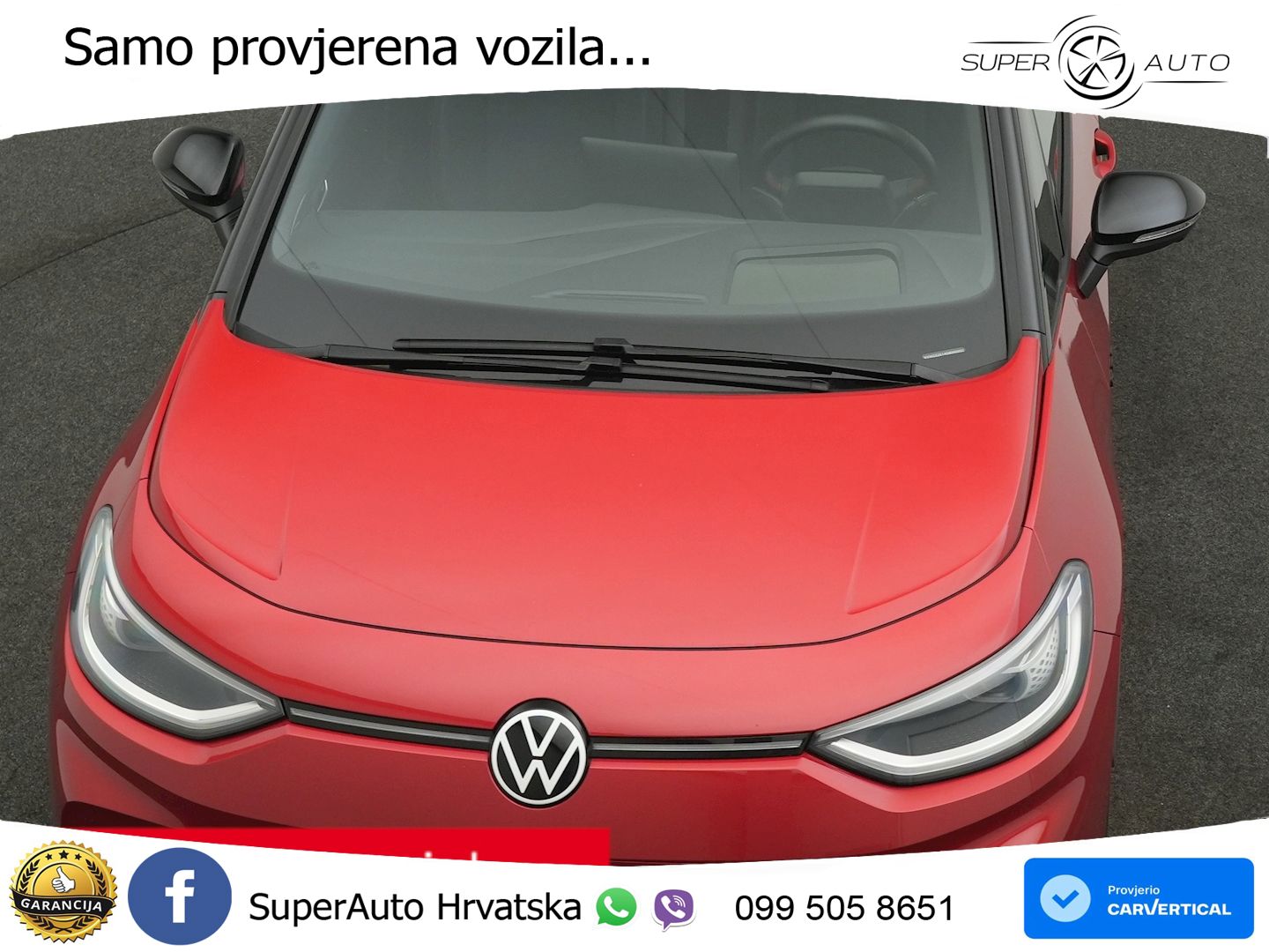 Volkswagen ID.3 GTX Performance 84 kWh (326 KS) LED+GR SJED+ACC