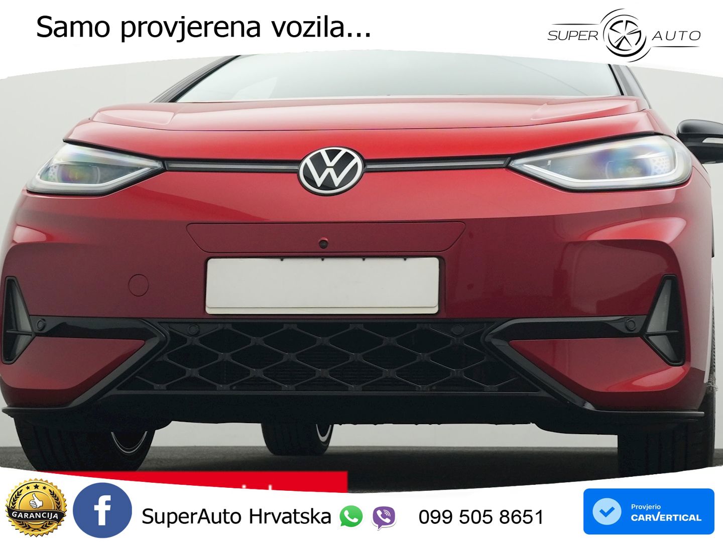 Volkswagen ID.3 GTX Performance 84 kWh (326 KS) LED+GR SJED+ACC