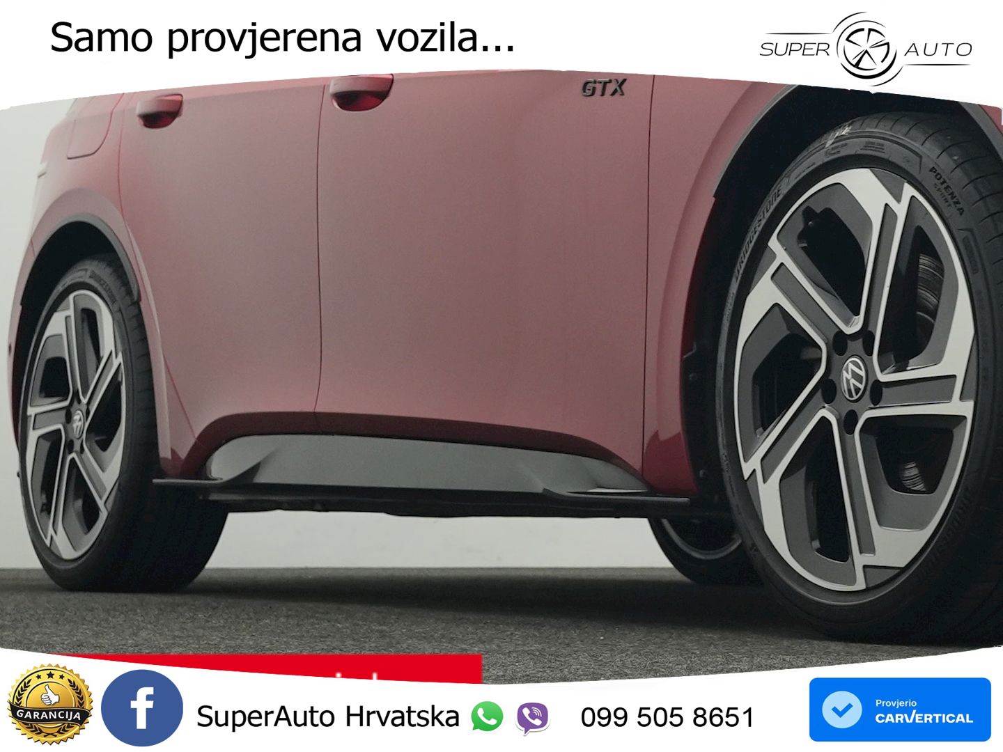 Volkswagen ID.3 GTX Performance 84 kWh (326 KS) LED+GR SJED+ACC