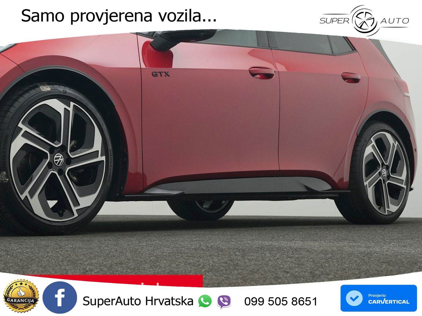 Volkswagen ID.3 GTX Performance 84 kWh (326 KS) LED+GR SJED+ACC
