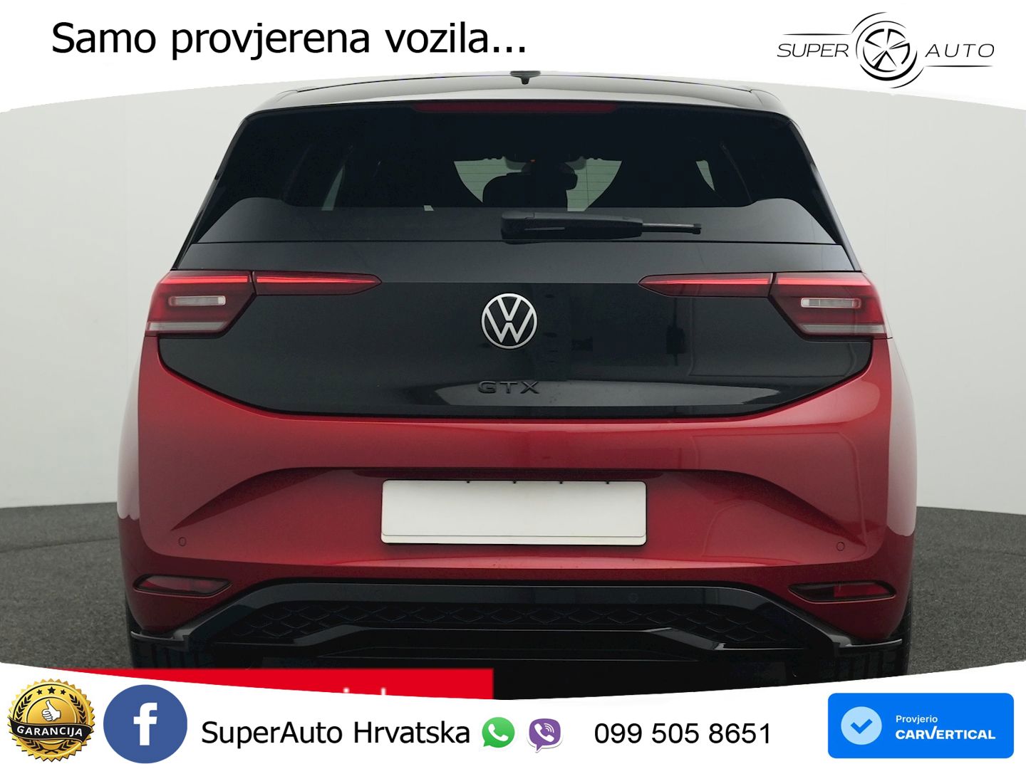 Volkswagen ID.3 GTX Performance 84 kWh (326 KS) LED+GR SJED+ACC