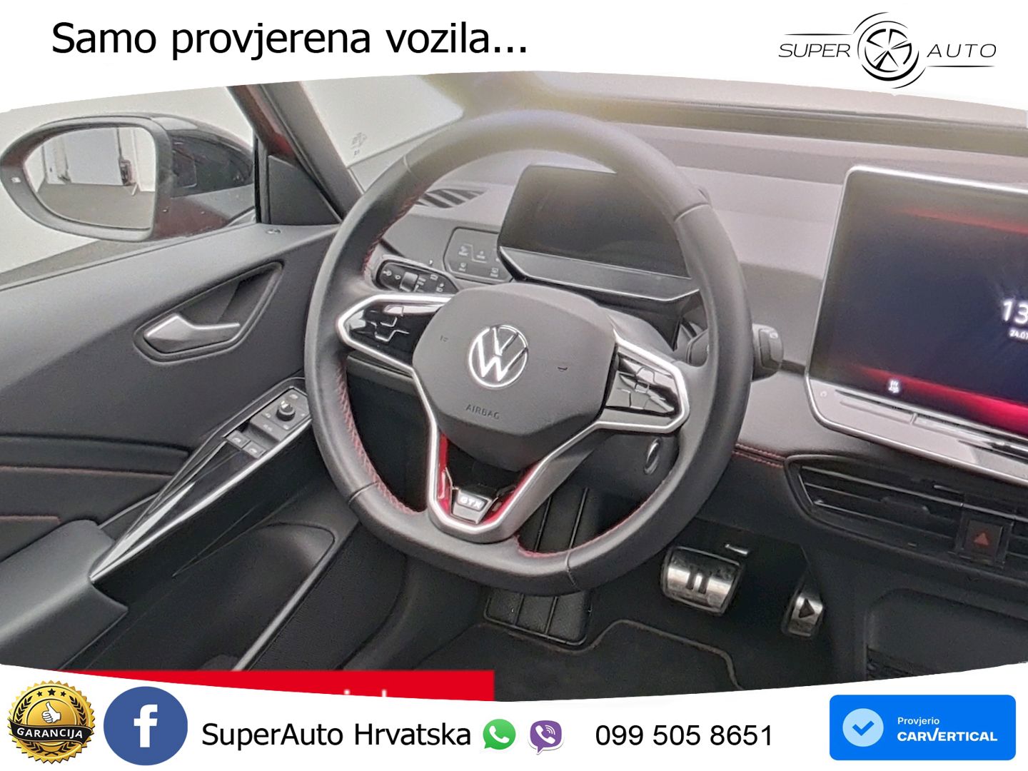 Volkswagen ID.3 GTX Performance 84 kWh (326 KS) LED+GR SJED+ACC