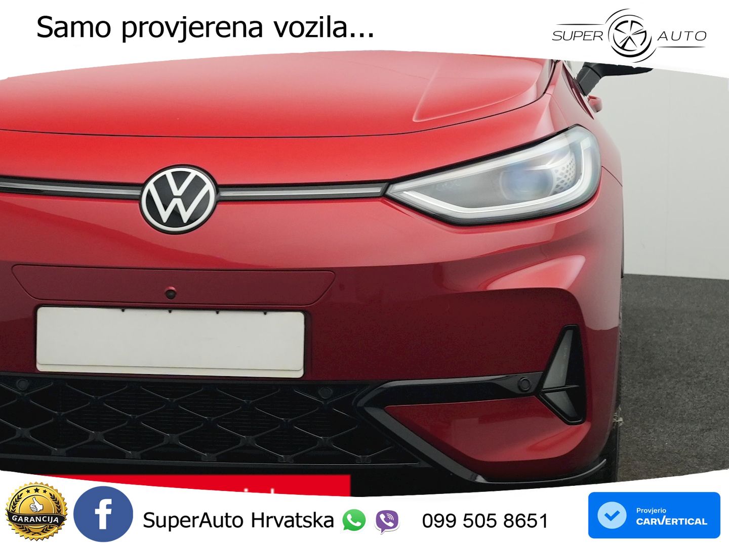 Volkswagen ID.3 GTX Performance 84 kWh (326 KS) LED+GR SJED+ACC