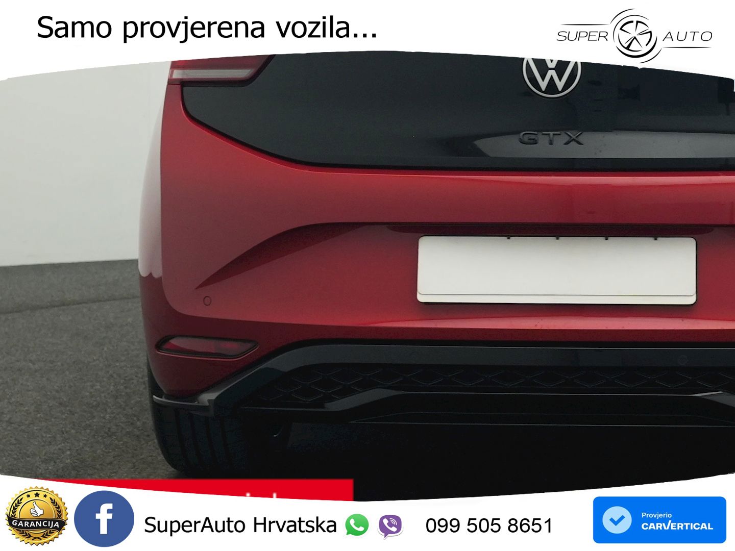 Volkswagen ID.3 GTX Performance 84 kWh (326 KS) LED+GR SJED+ACC
