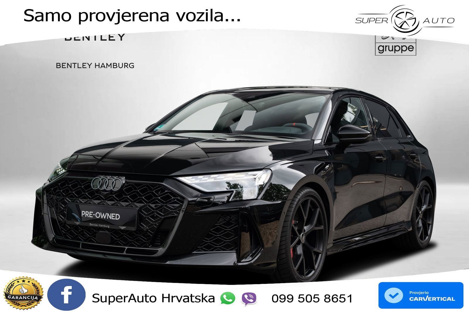 Audi RS3 Sportback 2.5 TFSI (400 KS) quattro S tronic LED+GR SJED+ACC