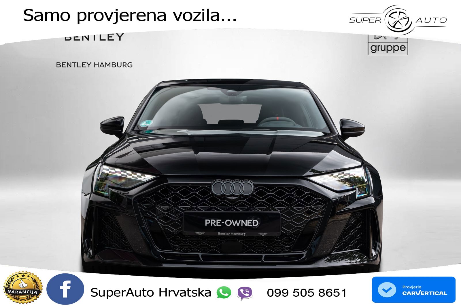 Audi RS3 Sportback 2.5 TFSI (400 KS) quattro S tronic LED+GR SJED+ACC