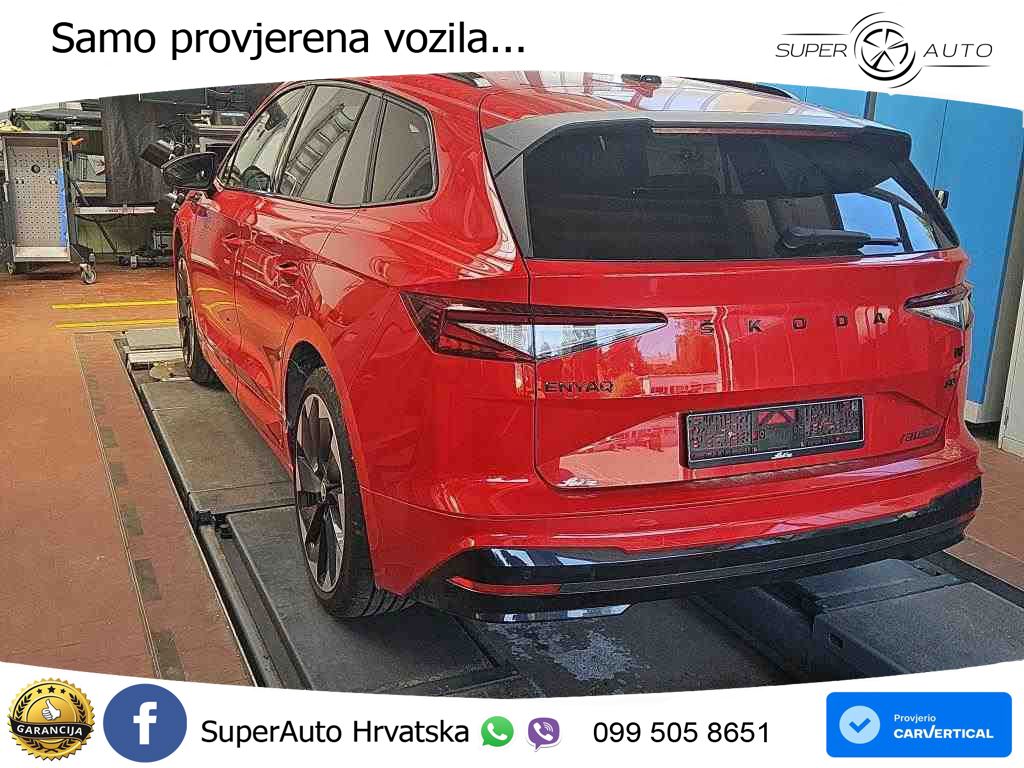 Škoda Enyaq iV 80 82 kWh (204 KS) SportLine LED+GR SJED+ACC