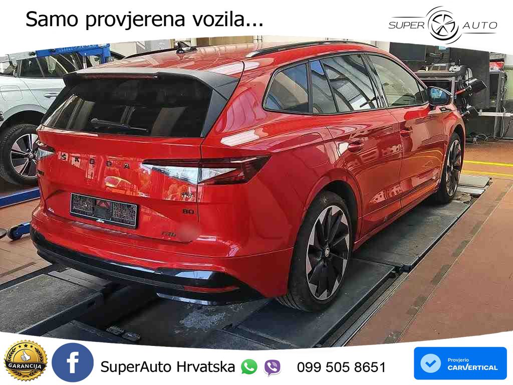 Škoda Enyaq iV 80 82 kWh (204 KS) SportLine LED+GR SJED+ACC