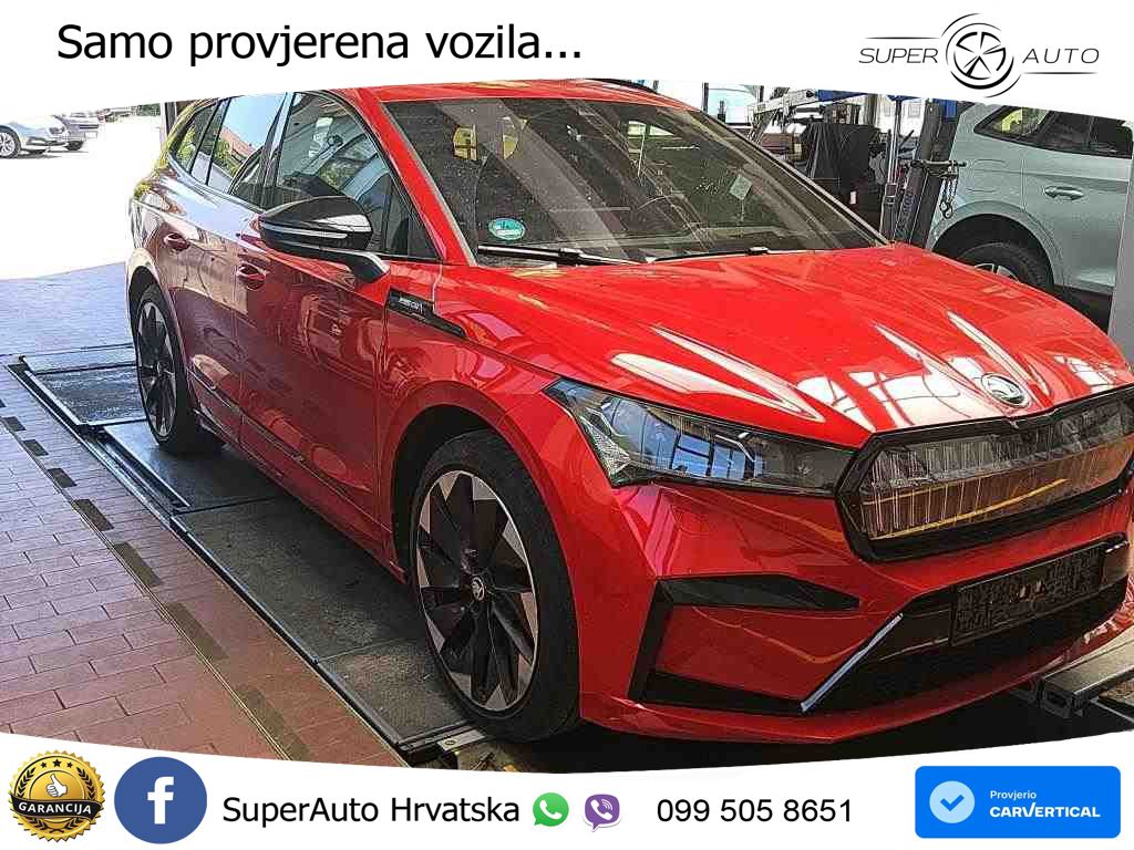 Škoda Enyaq iV 80 82 kWh (204 KS) SportLine LED+GR SJED+ACC
