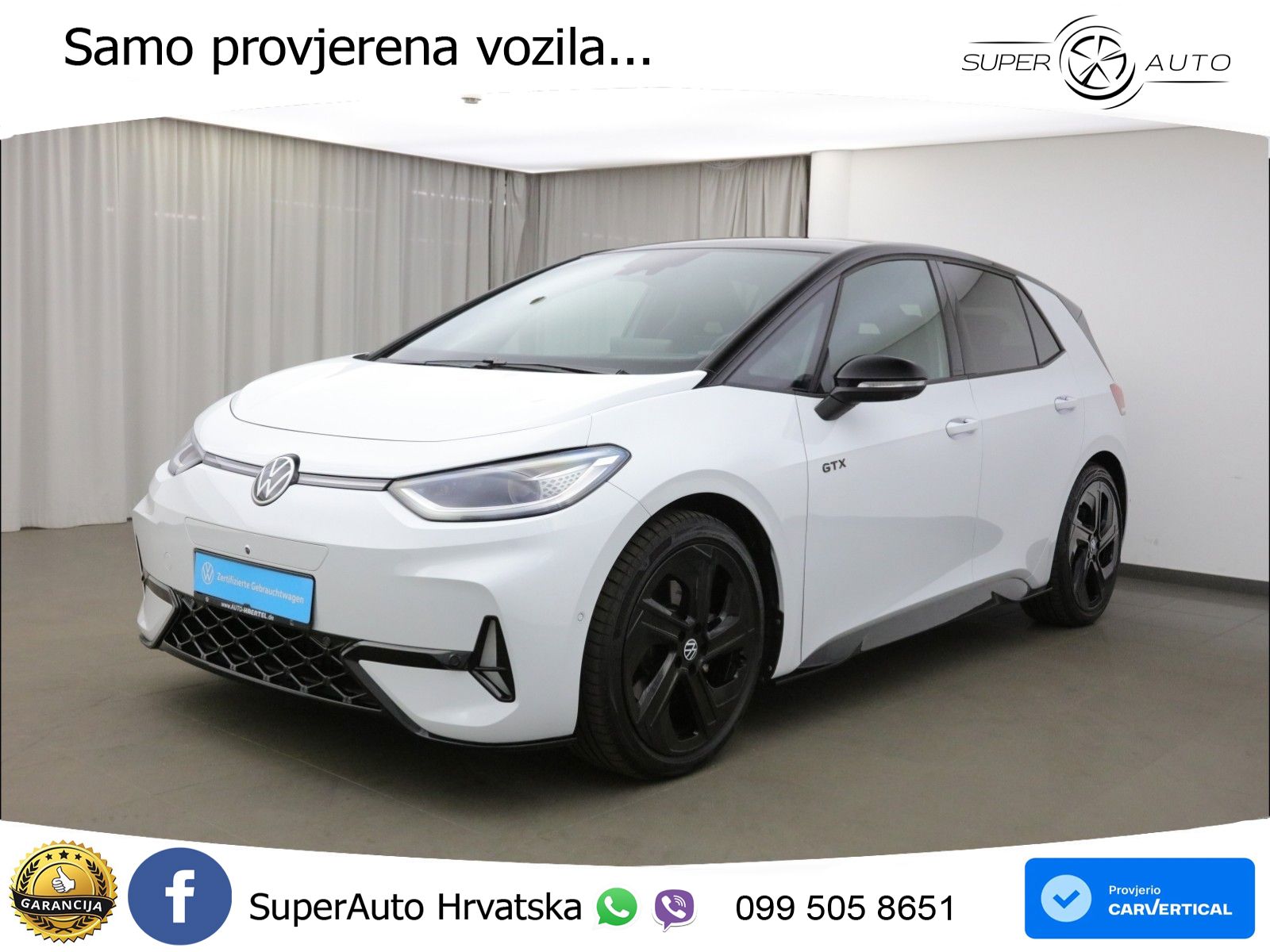 Volkswagen ID.3 GTX 84 kWh (286 KS) LED+GR SJED+ACC