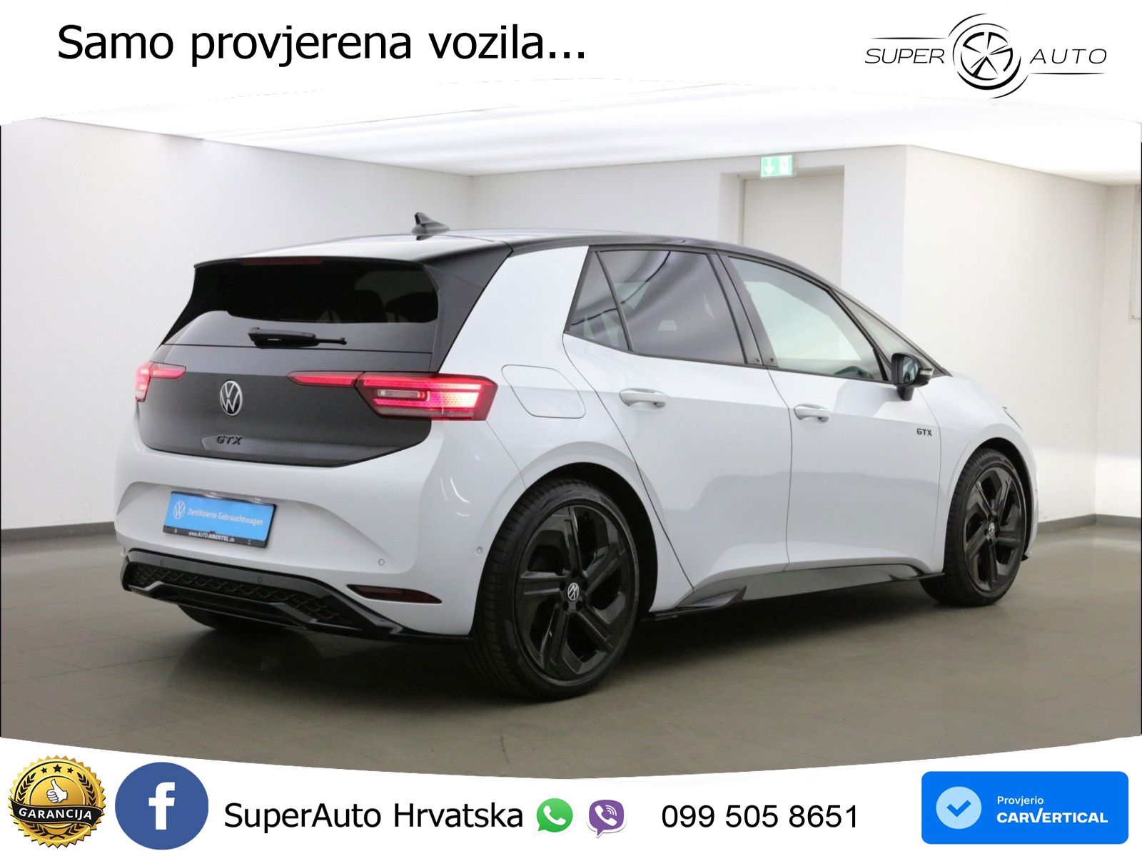 Volkswagen ID.3 GTX 84 kWh (286 KS) LED+GR SJED+ACC
