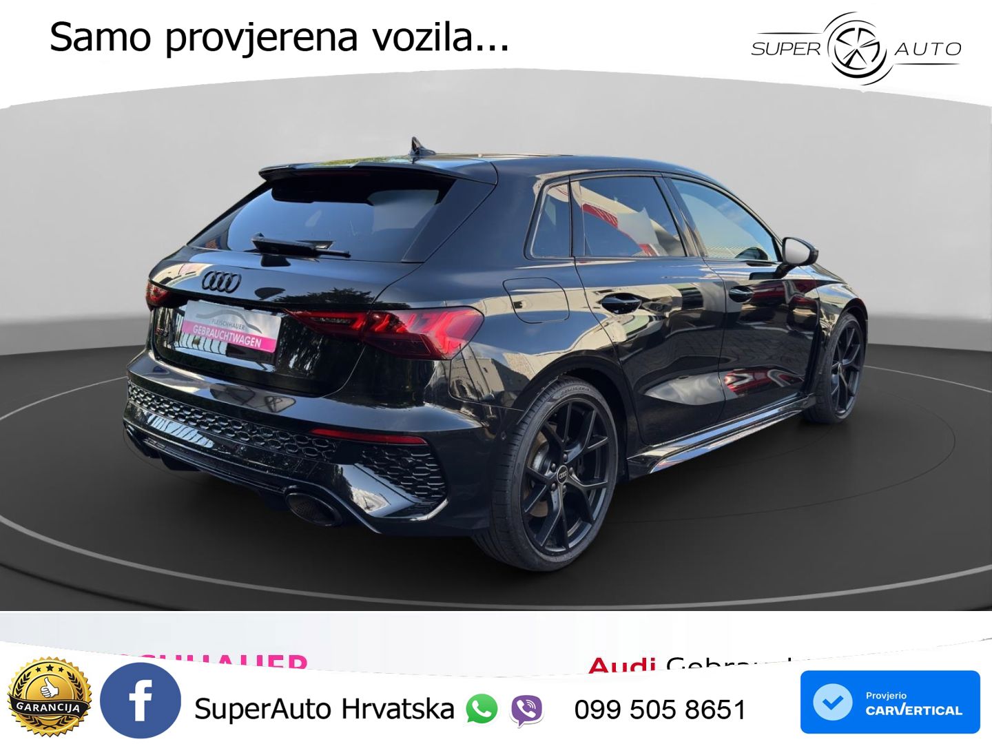 Audi RS3 Sportback 2.5 TFSI (400 KS) quattro S tronic