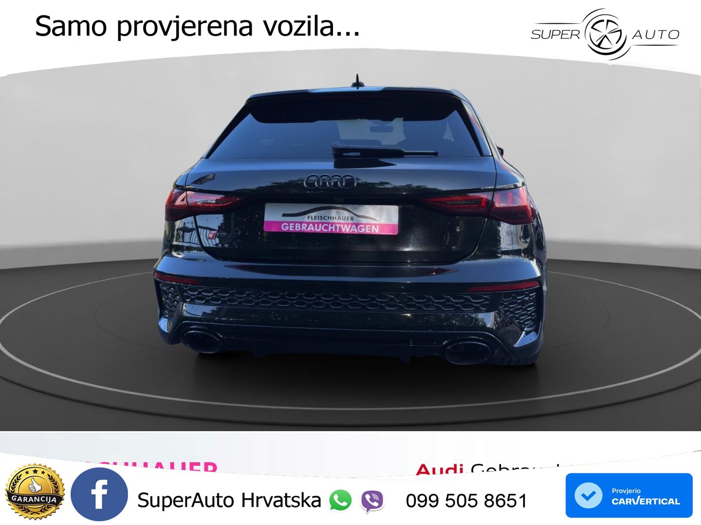 Audi RS3 Sportback 2.5 TFSI (400 KS) quattro S tronic