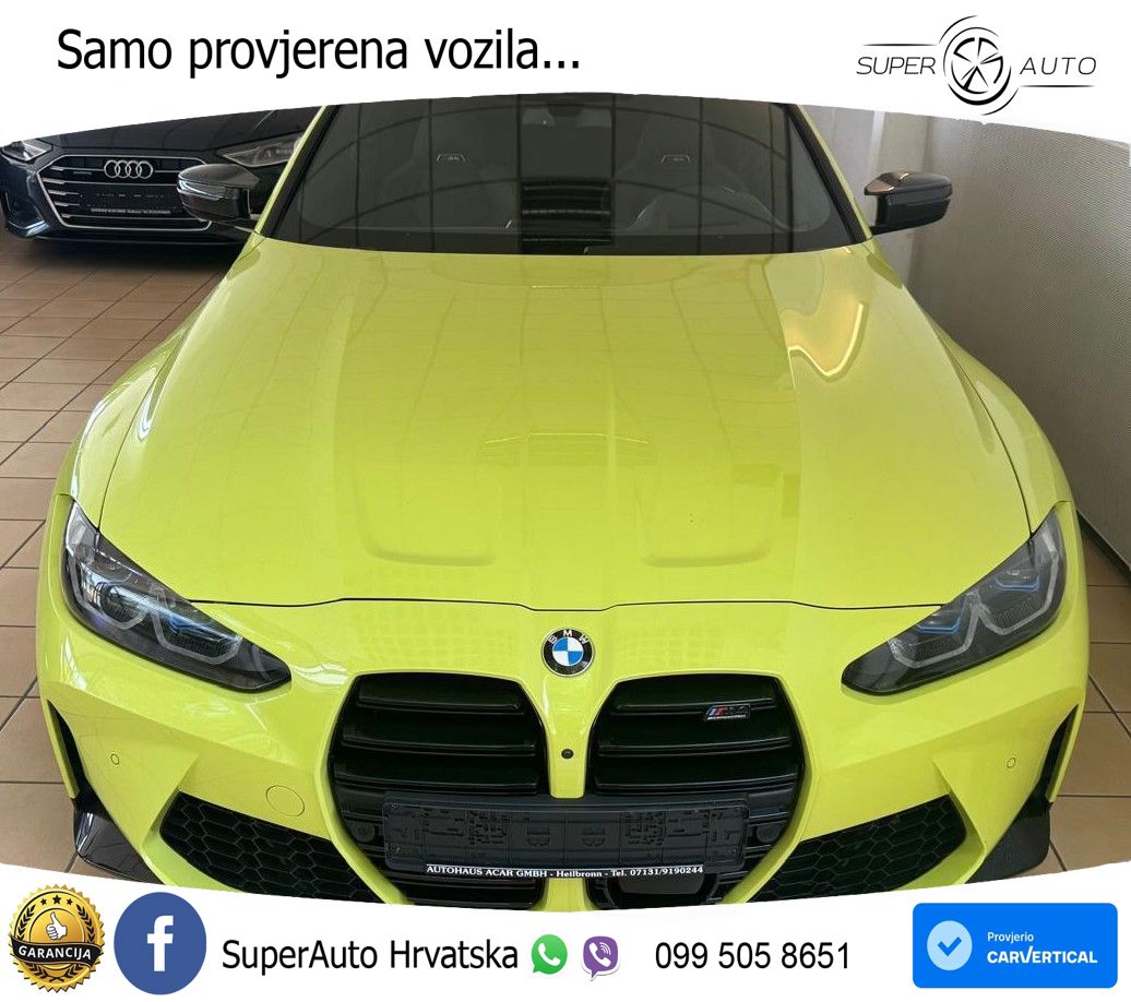 BMW M4 Competition 3.0 (510 KS) Steptronic LED+GR SJED+ACC