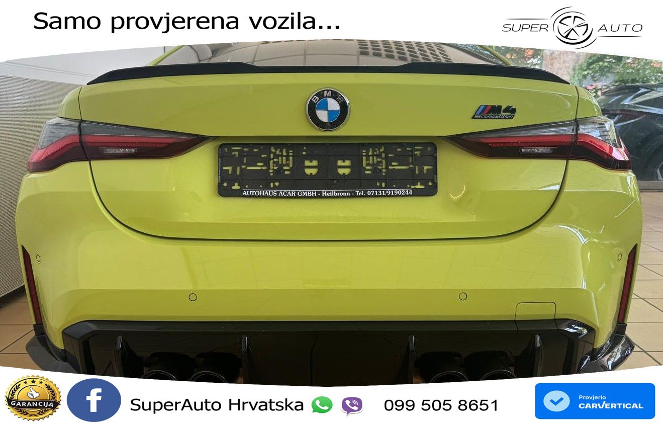 BMW M4 Competition 3.0 (510 KS) Steptronic LED+GR SJED+ACC