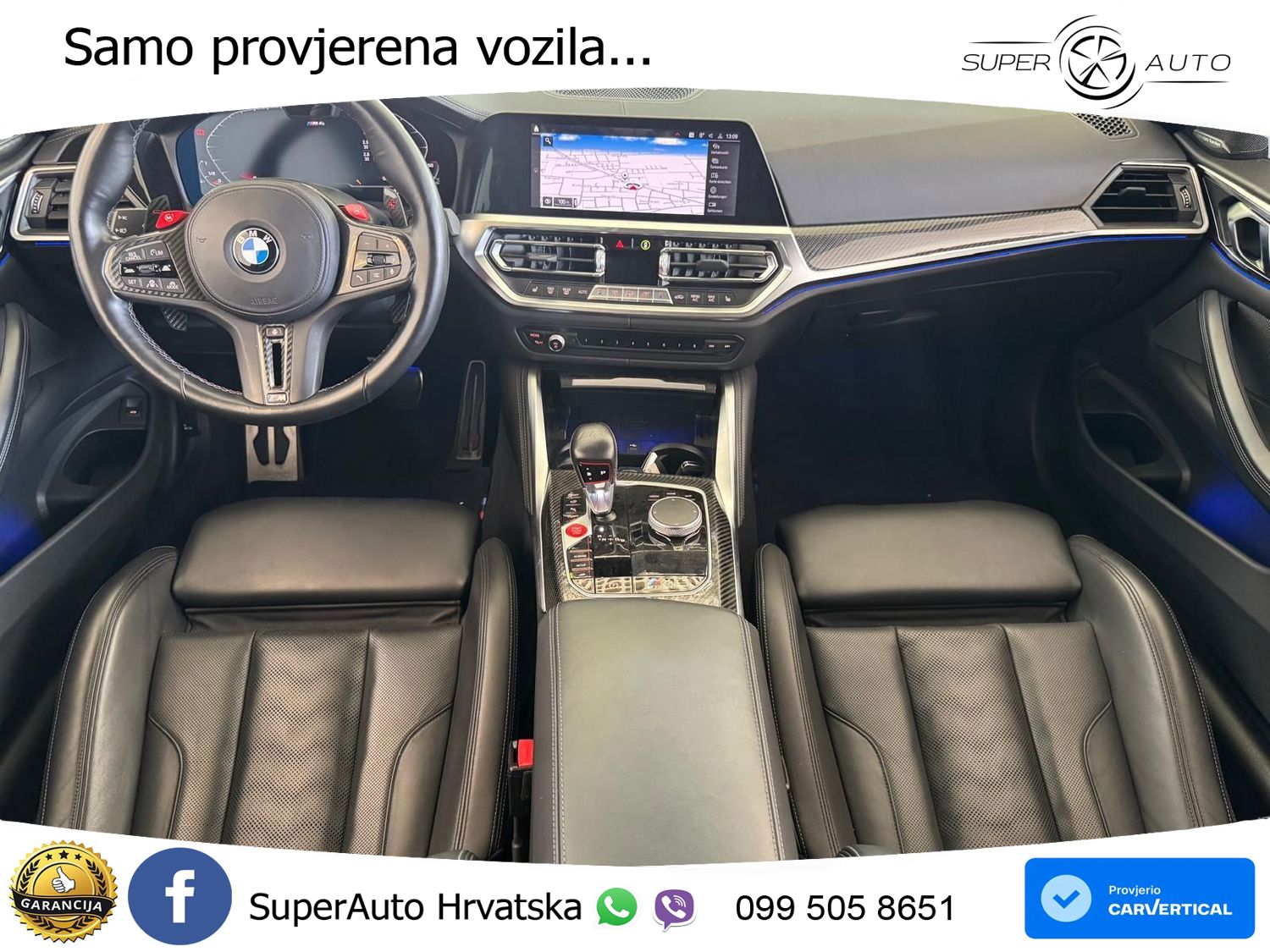 BMW M4 Competition 3.0 (510 KS) Steptronic LED+GR SJED+ACC