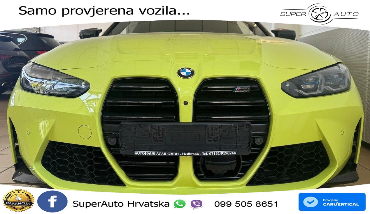 BMW M4 Competition 3.0 (510 KS) Steptronic LED+GR SJED+ACC