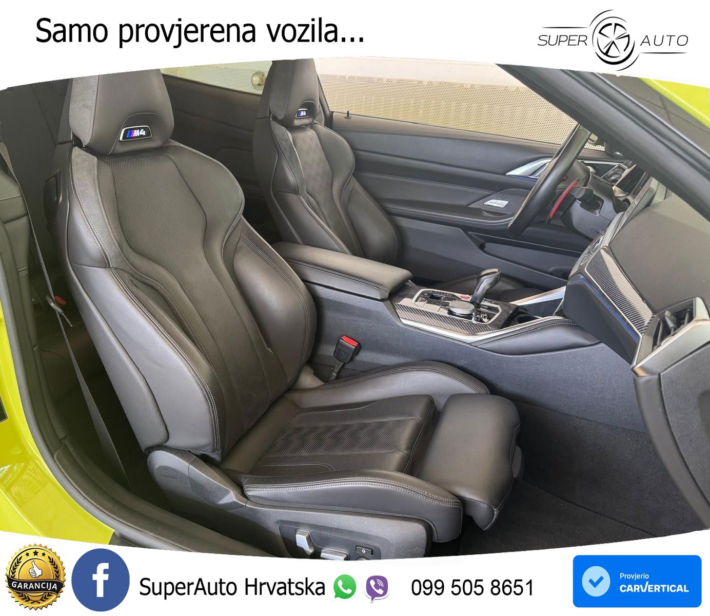 BMW M4 Competition 3.0 (510 KS) Steptronic LED+GR SJED+ACC