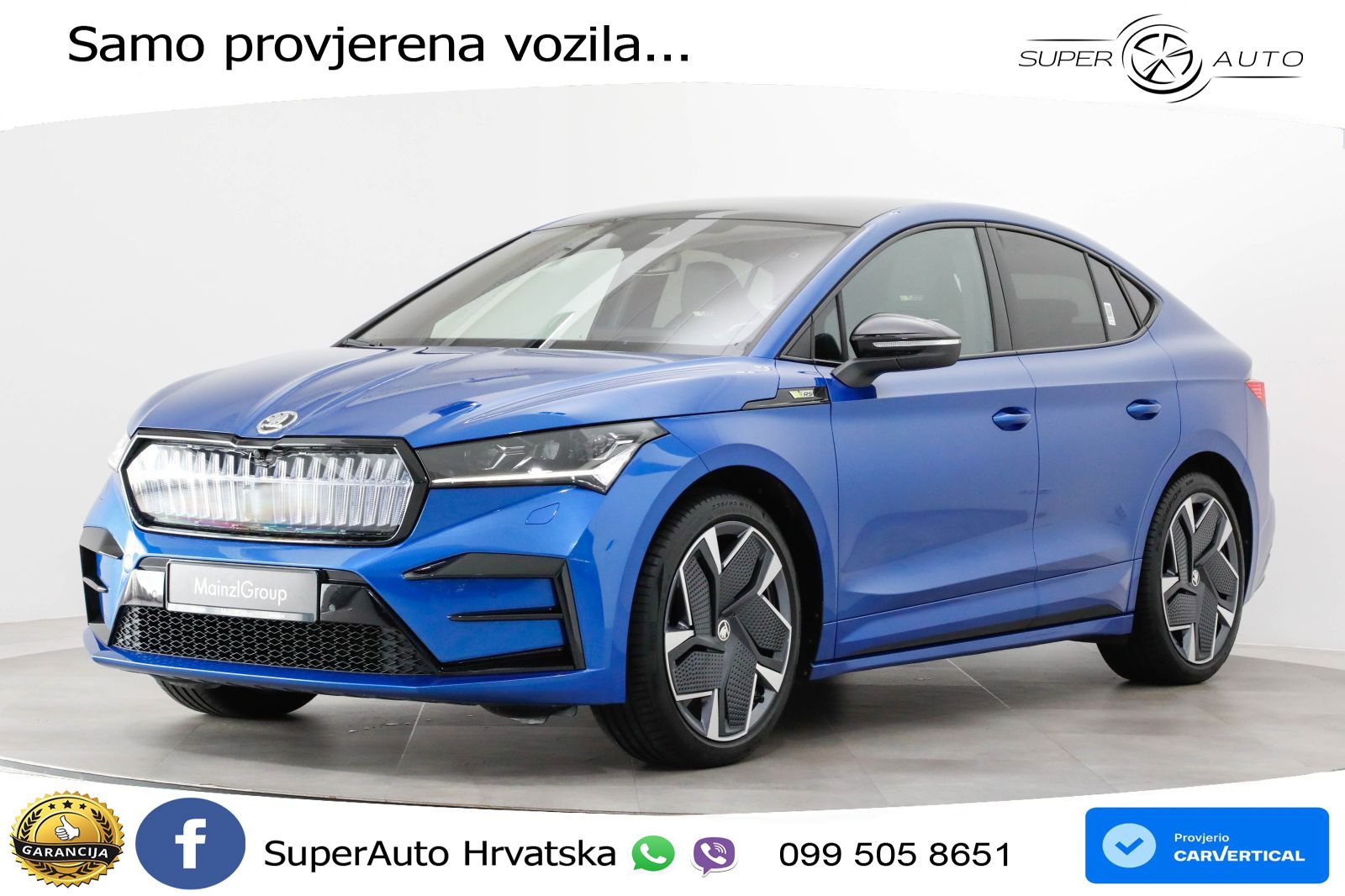 Škoda Enyaq Coupe iV RS 82 kWh (299 KS) AWD LED+GR SJED+ACC