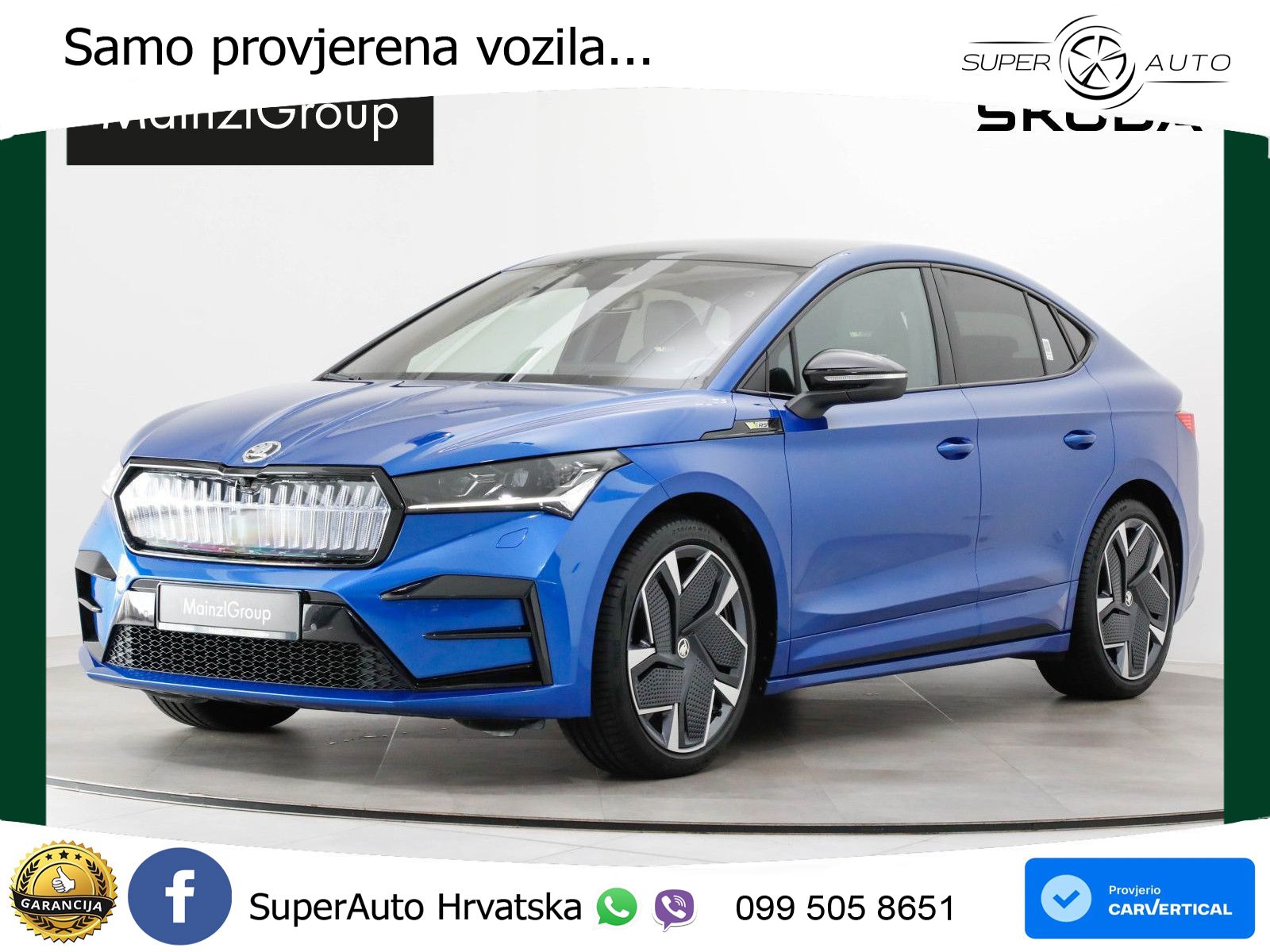 Škoda Enyaq Coupe iV RS 82 kWh (299 KS) AWD LED+GR SJED+ACC