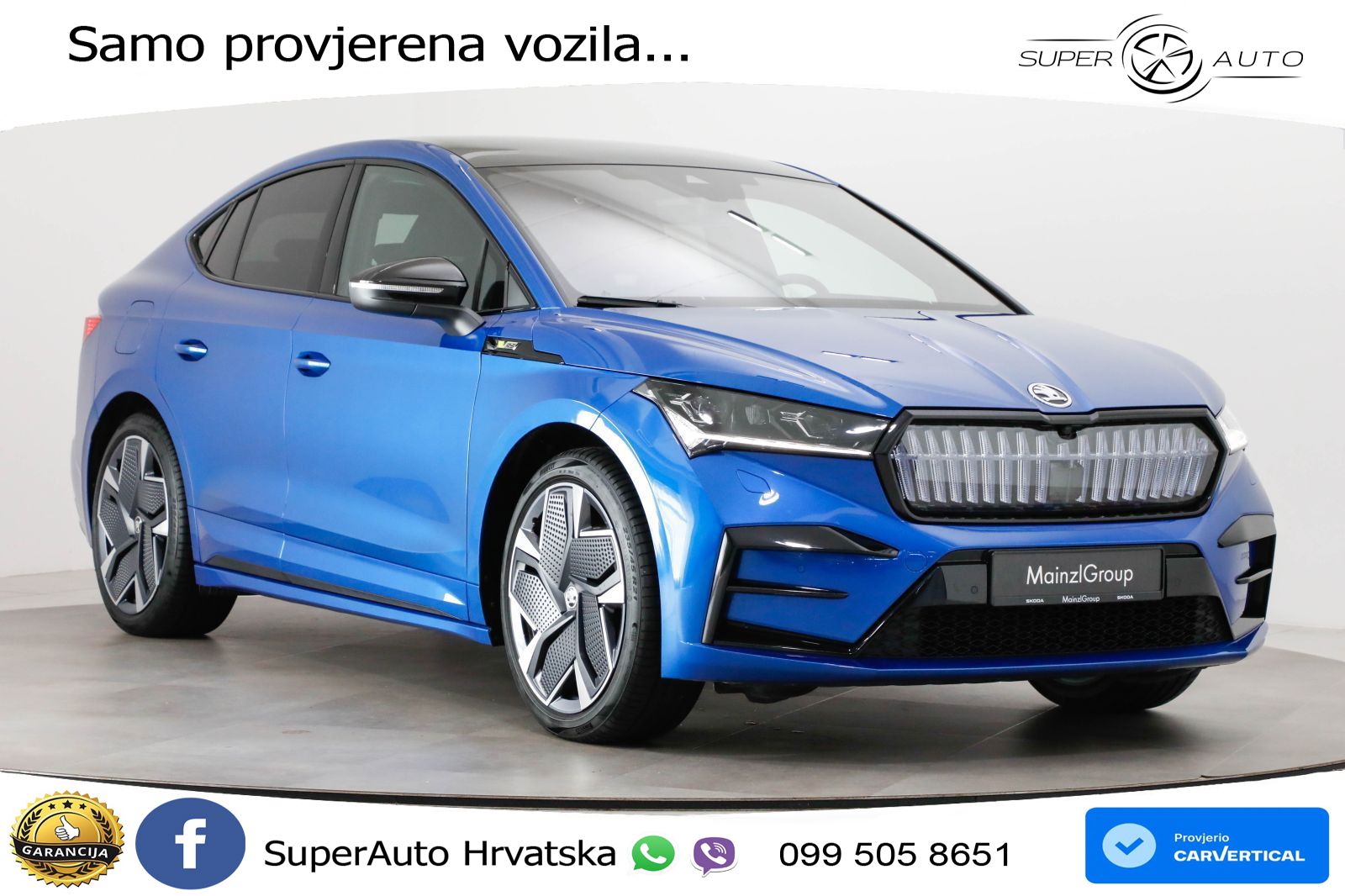 Škoda Enyaq Coupe iV RS 82 kWh (299 KS) AWD LED+GR SJED+ACC