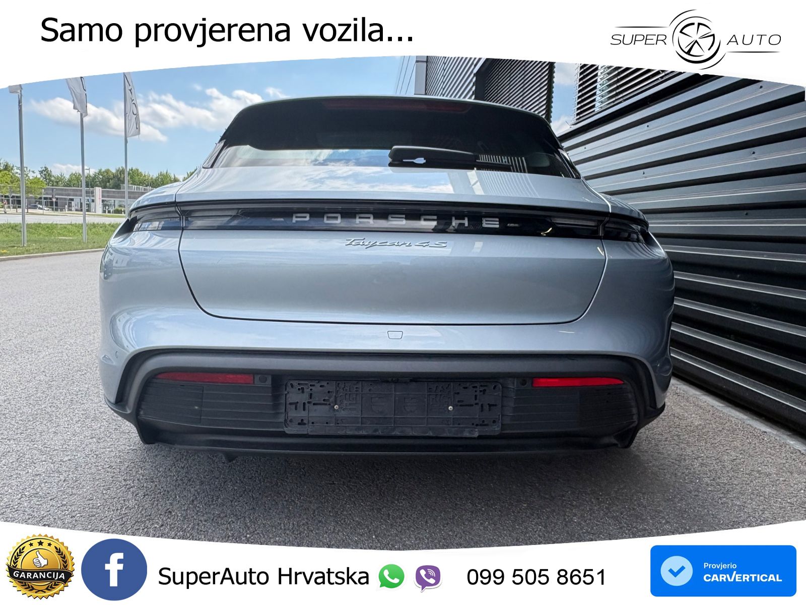 Porsche Taycan Sport Turismo 4S Performance Plus 93.4 kWh (571 KS)