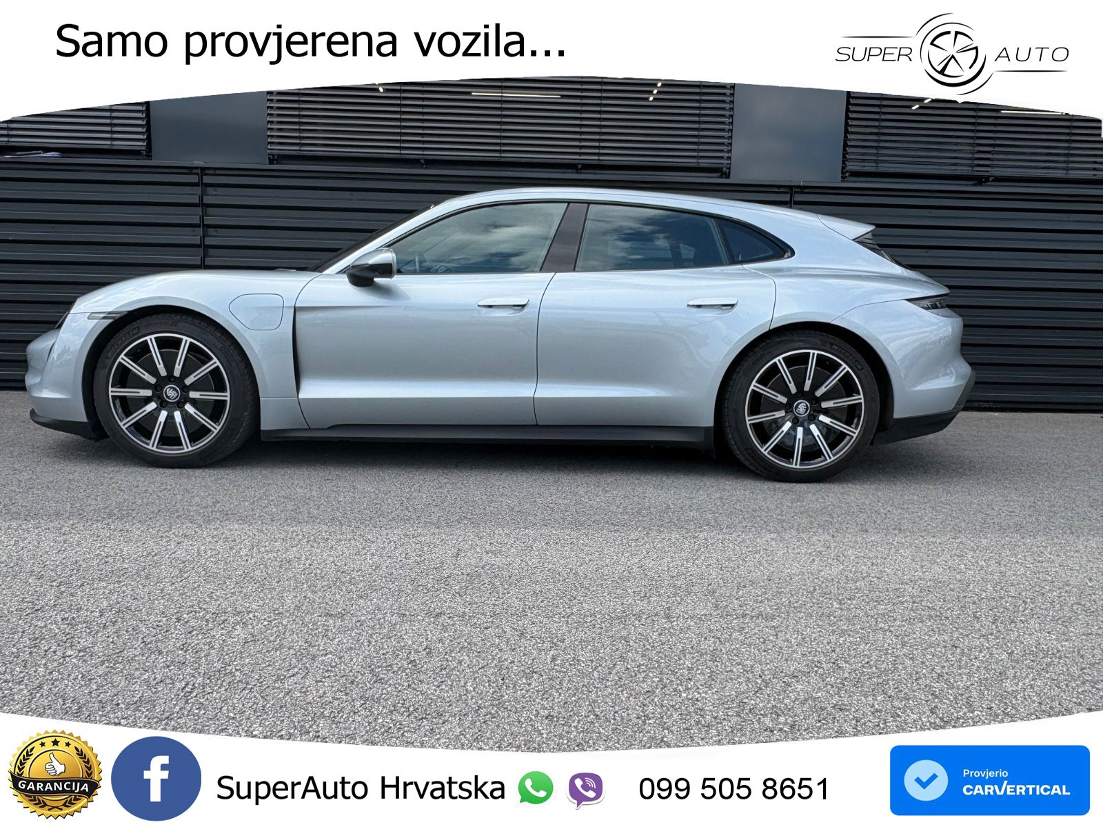 Porsche Taycan Sport Turismo 4S Performance Plus 93.4 kWh (571 KS)