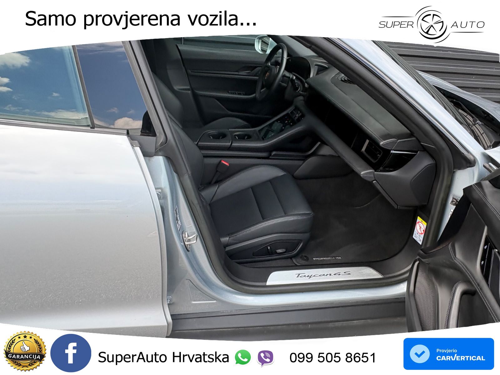 Porsche Taycan Sport Turismo 4S Performance Plus 93.4 kWh (571 KS)