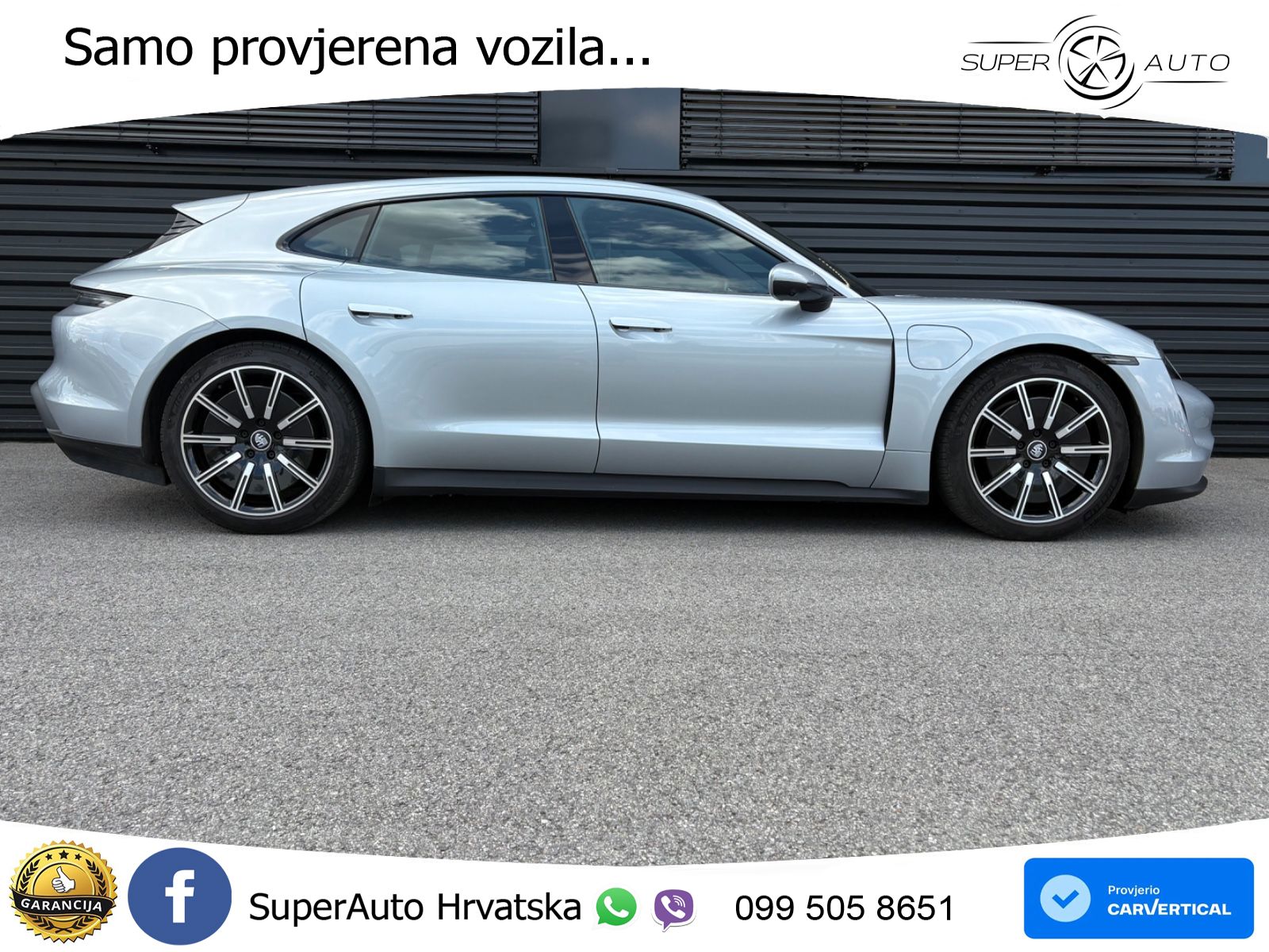 Porsche Taycan Sport Turismo 4S Performance Plus 93.4 kWh (571 KS)