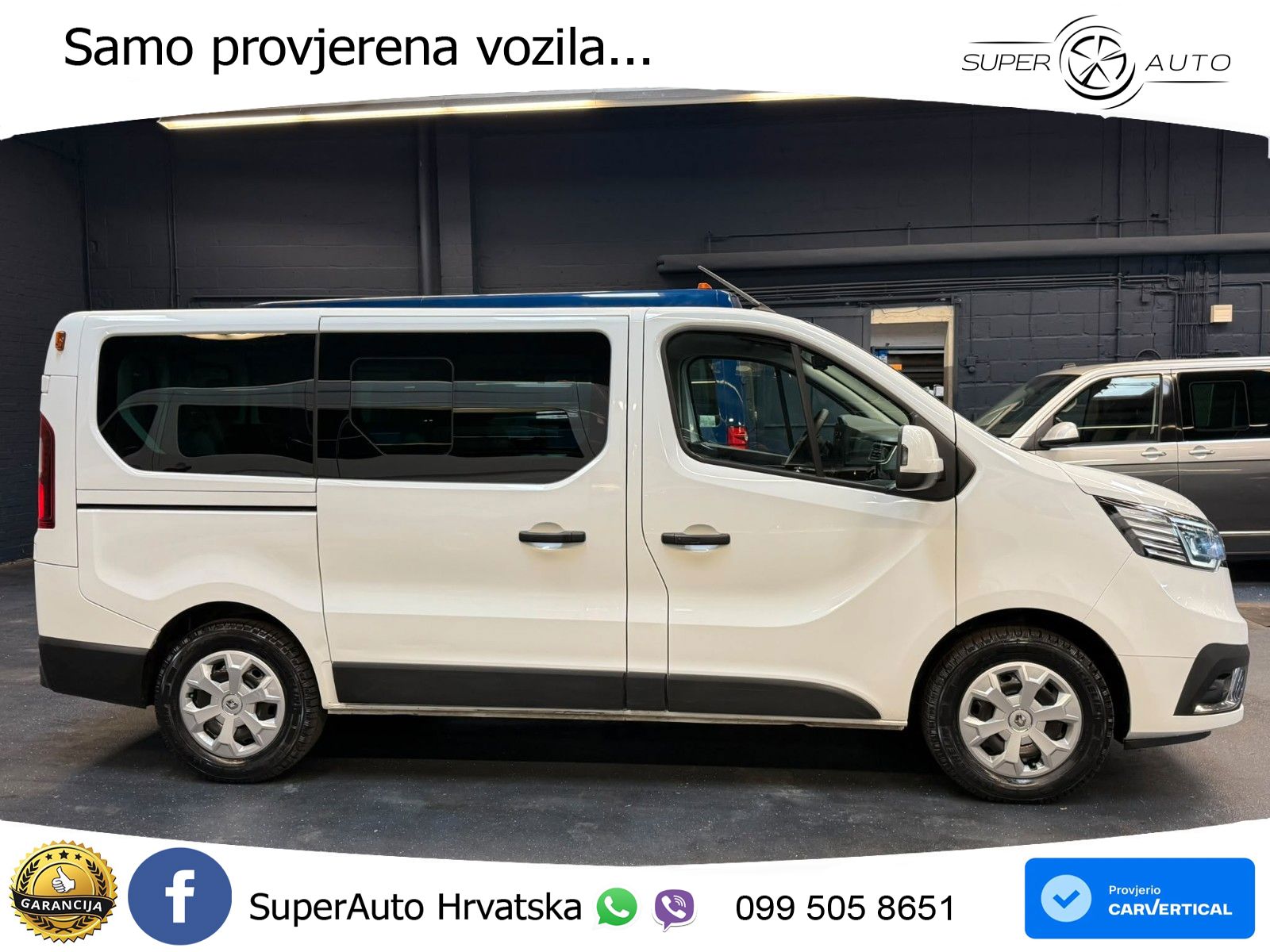 Renault Trafic Kombi L1H1 Life Style 8 Sjedala AC LED PDC