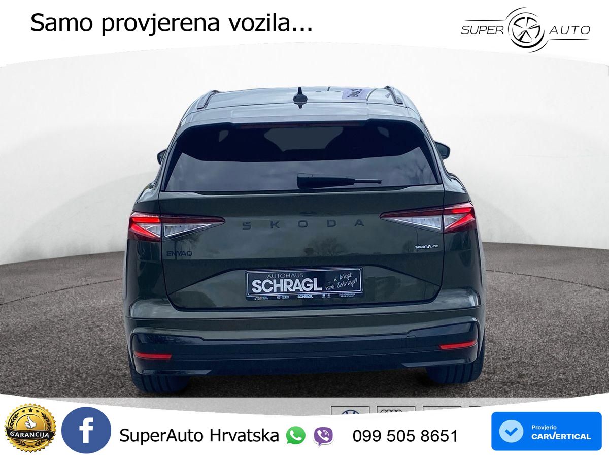 Škoda Enyaq 85 82 kWh (286 KS) SportLine LED+GR SJED+ACC