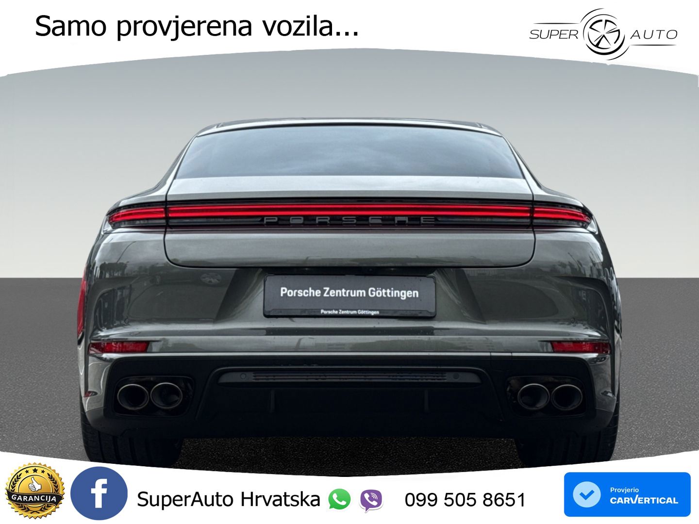 Porsche Panamera 4S 2.9 V6 (544 KS) E-Hybrid PDK ZRAČNI+ACC+GR SJED+KAM+PANO