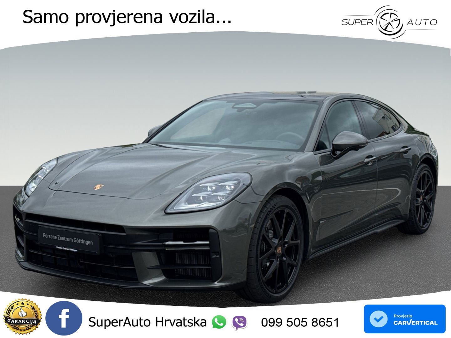 Porsche Panamera 4S 2.9 V6 (544 KS) E-Hybrid PDK ZRAČNI+ACC+GR SJED+KAM+PANO