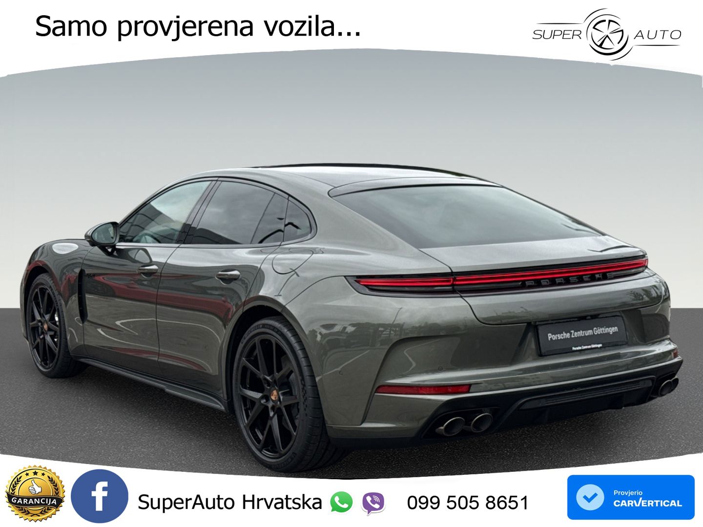 Porsche Panamera 4S 2.9 V6 (544 KS) E-Hybrid PDK ZRAČNI+ACC+GR SJED+KAM+PANO