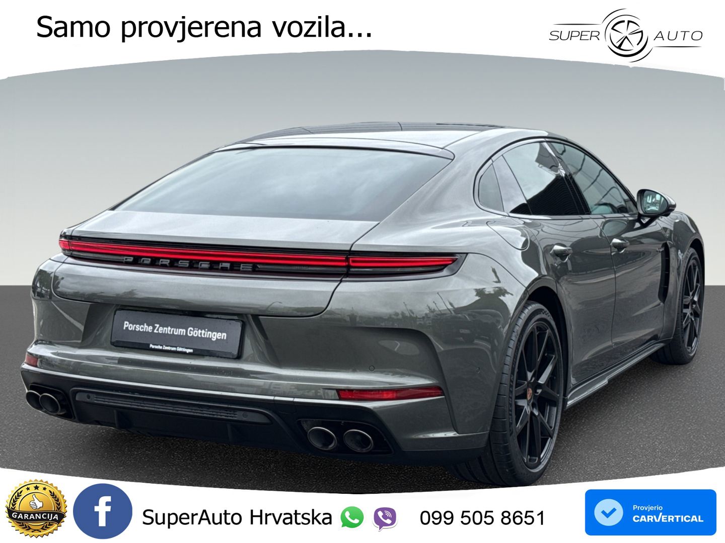 Porsche Panamera 4S 2.9 V6 (544 KS) E-Hybrid PDK ZRAČNI+ACC+GR SJED+KAM+PANO