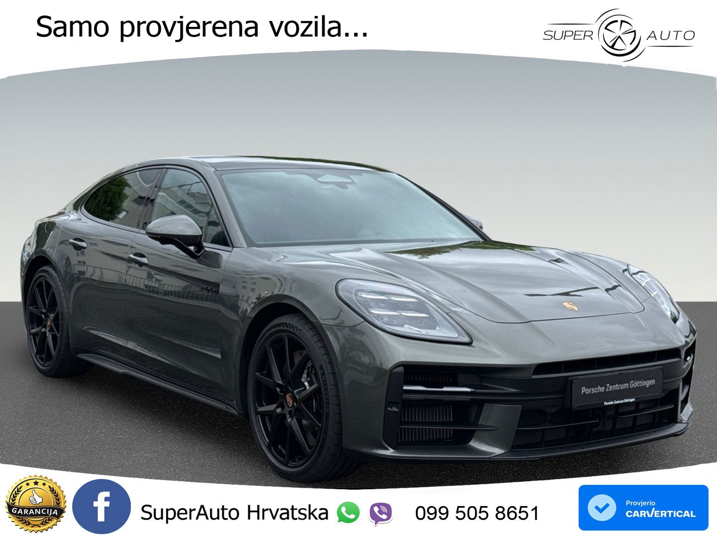 Porsche Panamera 4S 2.9 V6 (544 KS) E-Hybrid PDK ZRAČNI+ACC+GR SJED+KAM+PANO