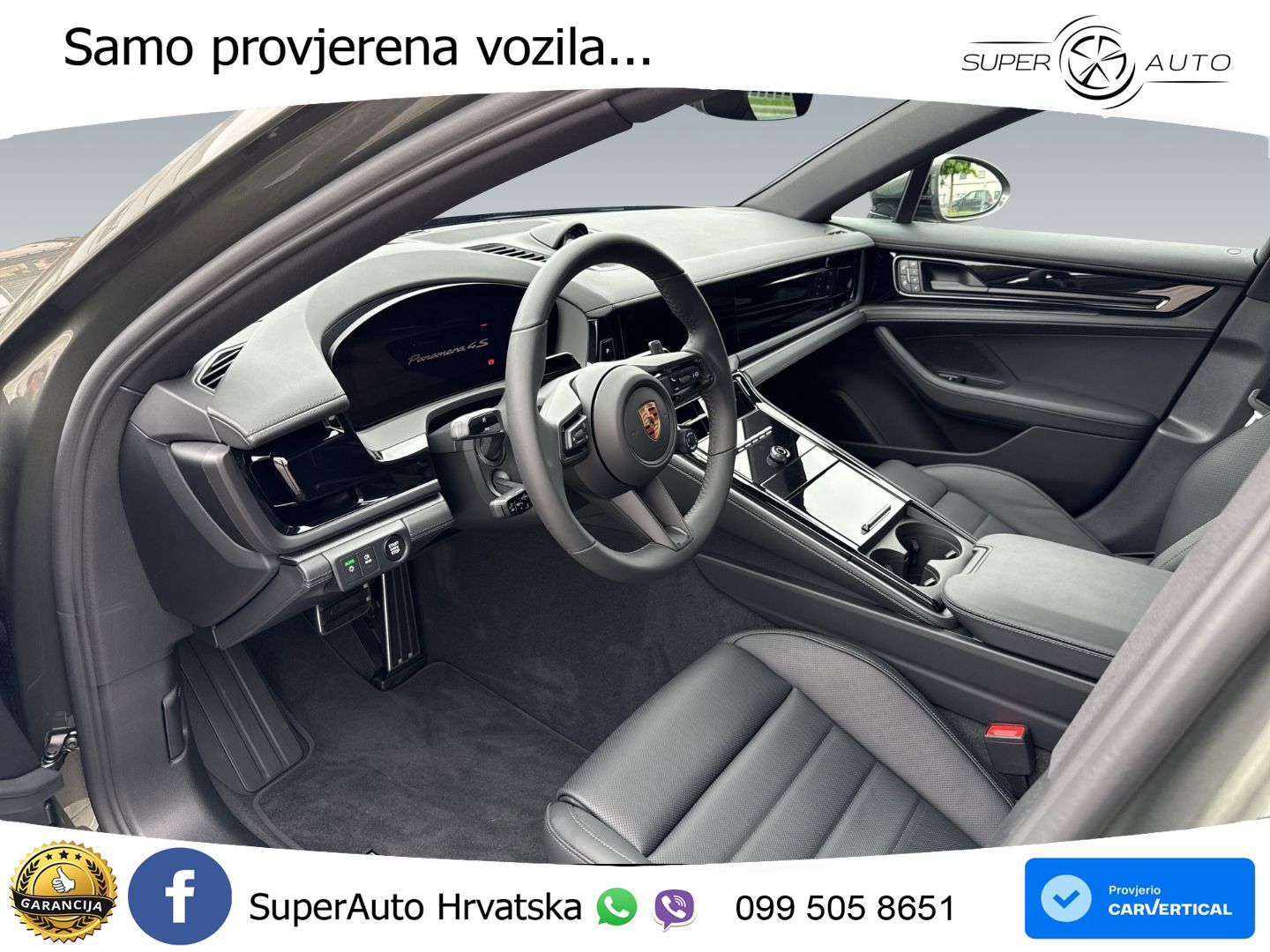 Porsche Panamera 4S 2.9 V6 (544 KS) E-Hybrid PDK ZRAČNI+ACC+GR SJED+KAM+PANO