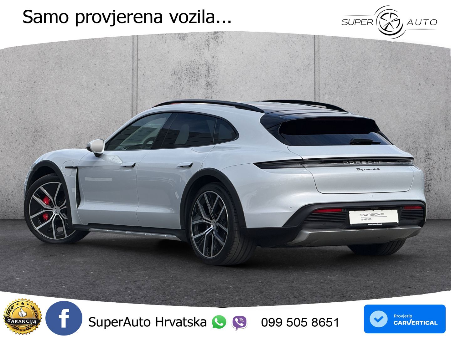 Porsche Taycan Cross Turismo 4S 105 kWh (598 KS)