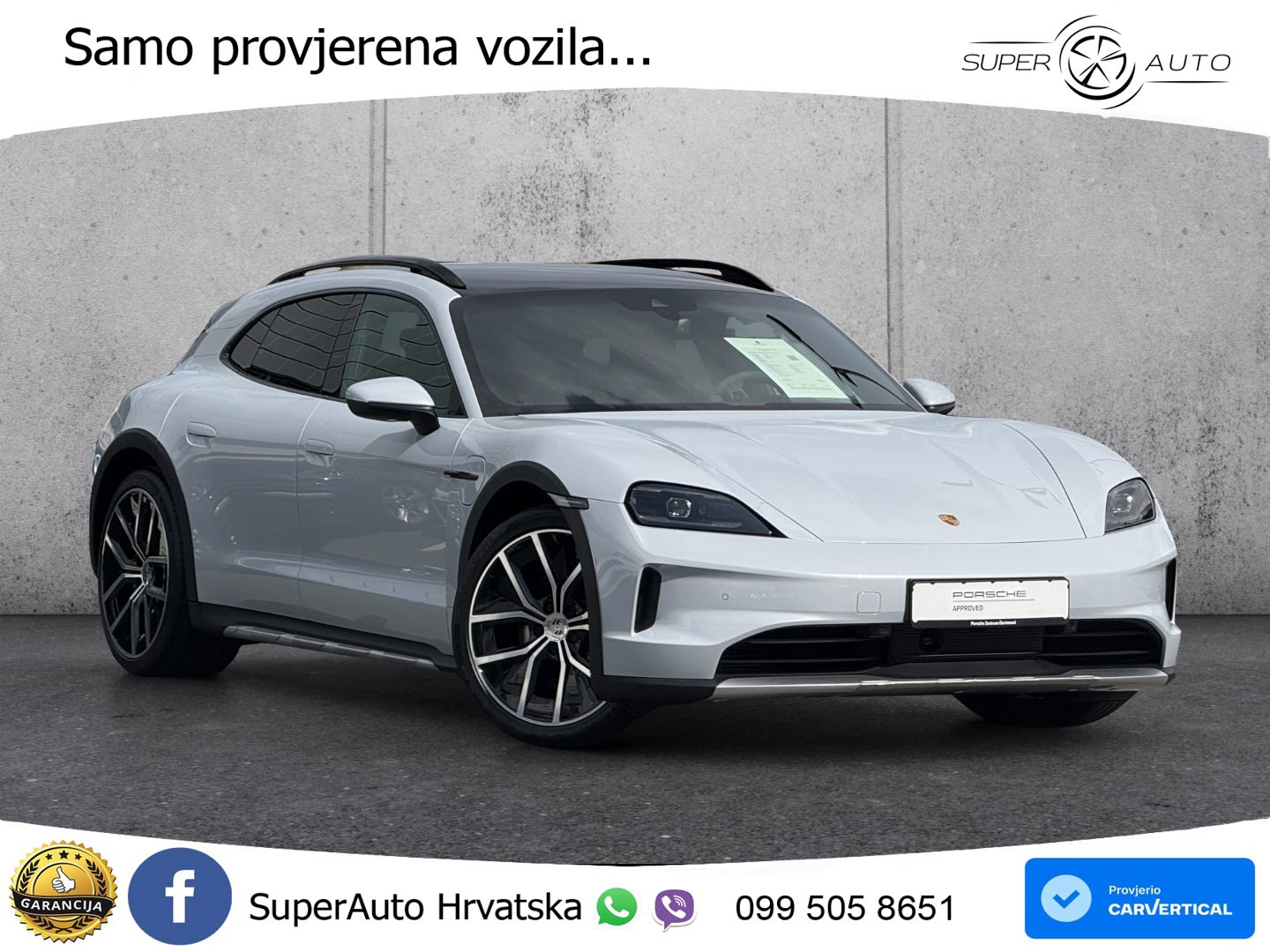 Porsche Taycan Cross Turismo 4S 105 kWh (598 KS)