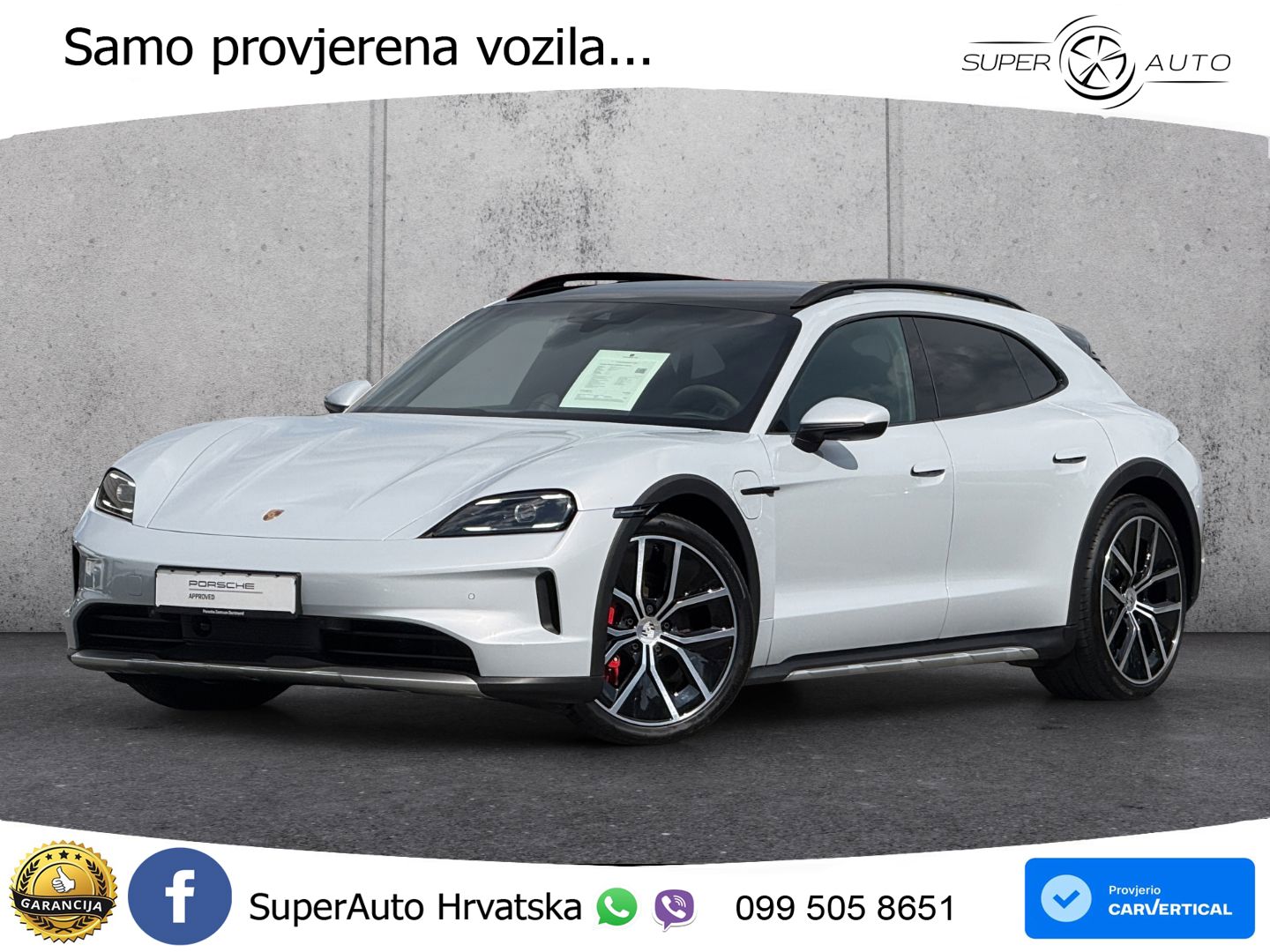 Porsche Taycan Cross Turismo 4S 105 kWh (598 KS)