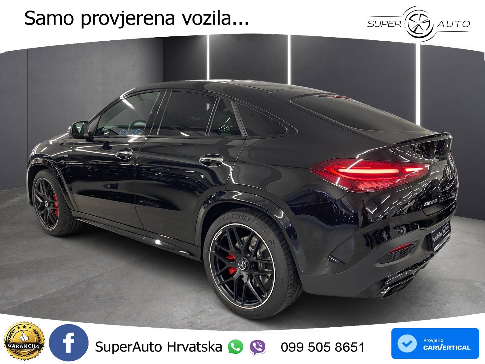 Mercedes AMG GLE Coupe 63 S V8 (612 KS) EQ Boost 4MATIC+ AMG SPEEDSHIFT TCT 9G LED+GR SJED+ACC
