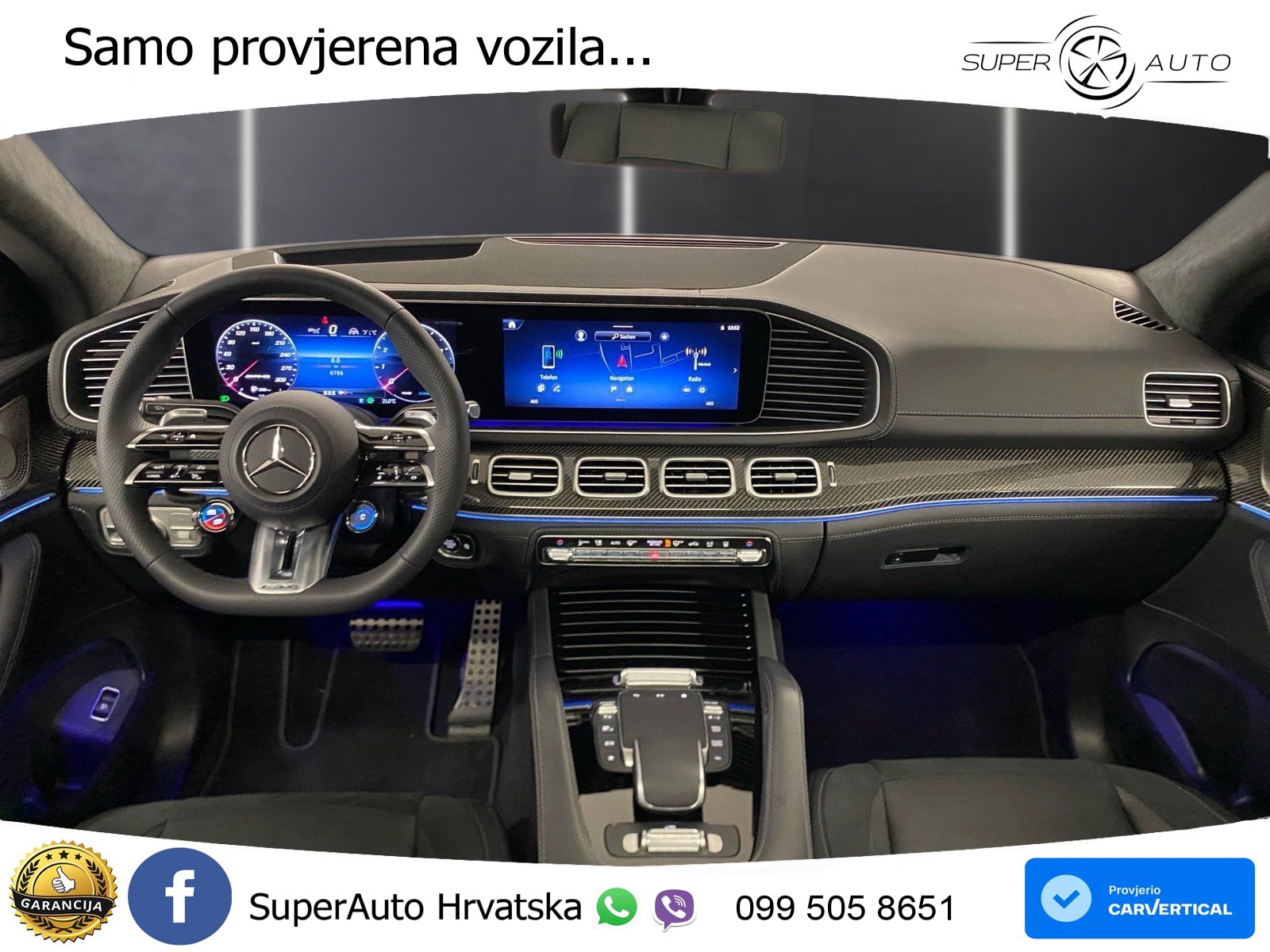 Mercedes AMG GLE Coupe 63 S V8 (612 KS) EQ Boost 4MATIC+ AMG SPEEDSHIFT TCT 9G LED+GR SJED+ACC