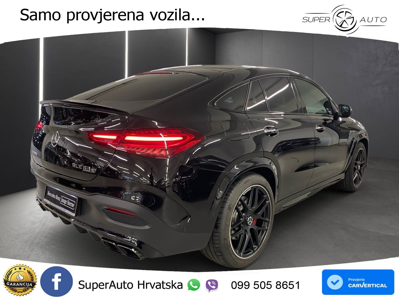 Mercedes AMG GLE Coupe 63 S V8 (612 KS) EQ Boost 4MATIC+ AMG SPEEDSHIFT TCT 9G LED+GR SJED+ACC