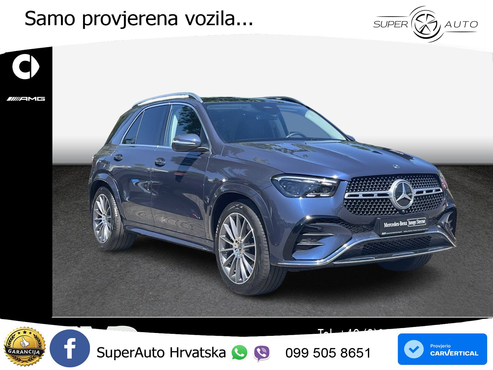 Mercedes GLE 450d (367 KS) EQ Boost 4MATIC 9G-TRONIC AMG LED+GR SJED+ACC
