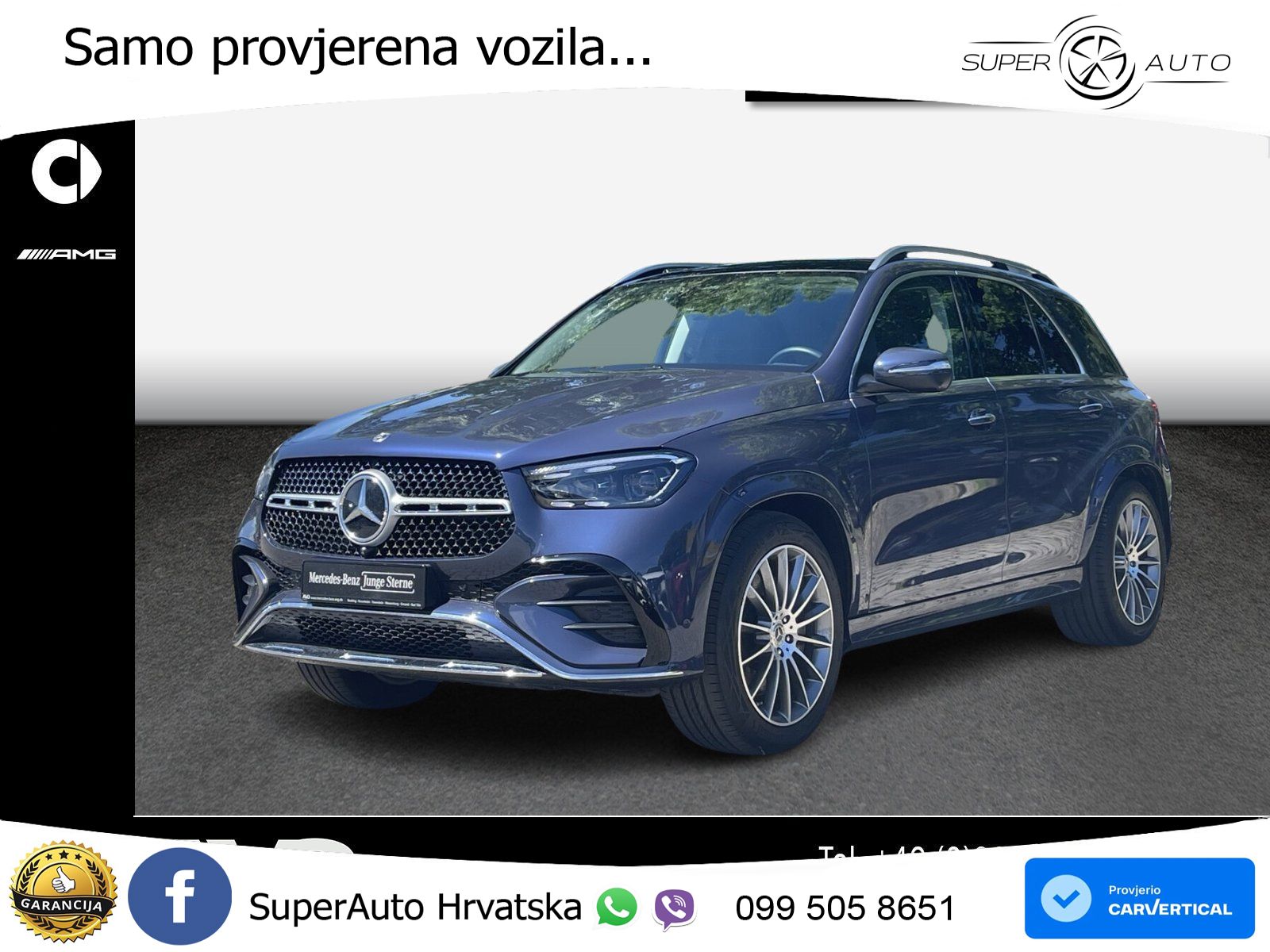 Mercedes GLE 450d (367 KS) EQ Boost 4MATIC 9G-TRONIC AMG LED+GR SJED+ACC