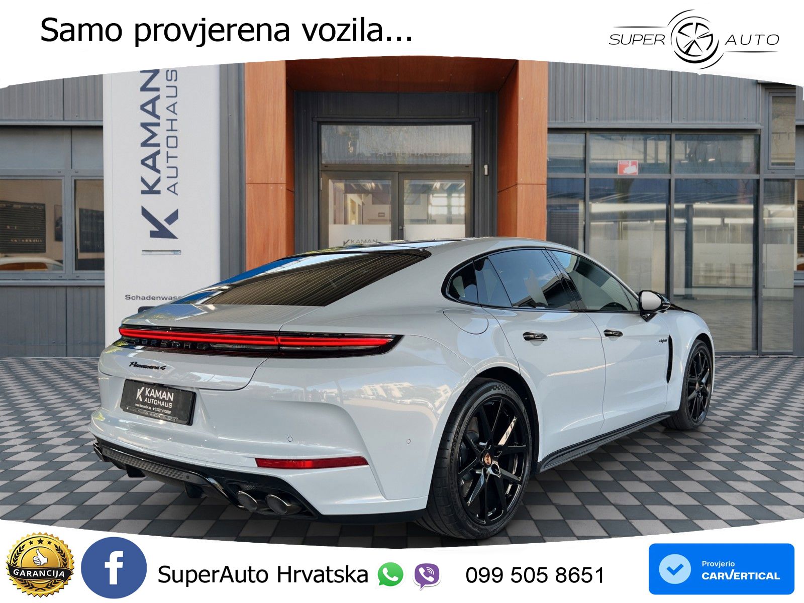 Porsche Panamera 4 2.9 V6 (470 KS) E-Hybrid PDK ACC+HEAD+4xGR SJED+360+PANO